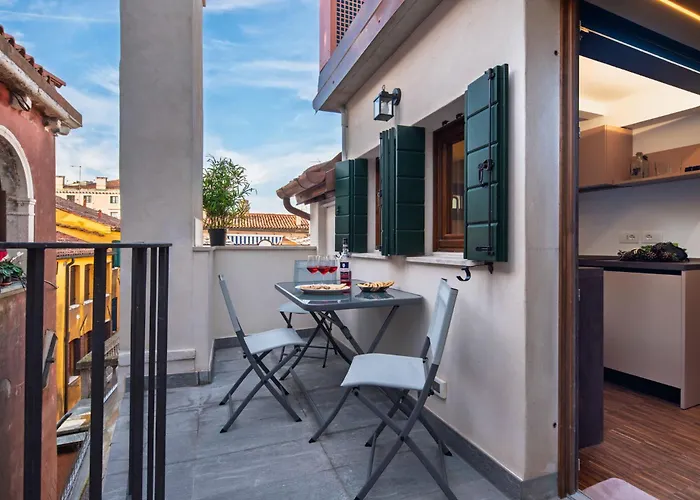 Lägenhet Ca' Vida Terrazze Venedig